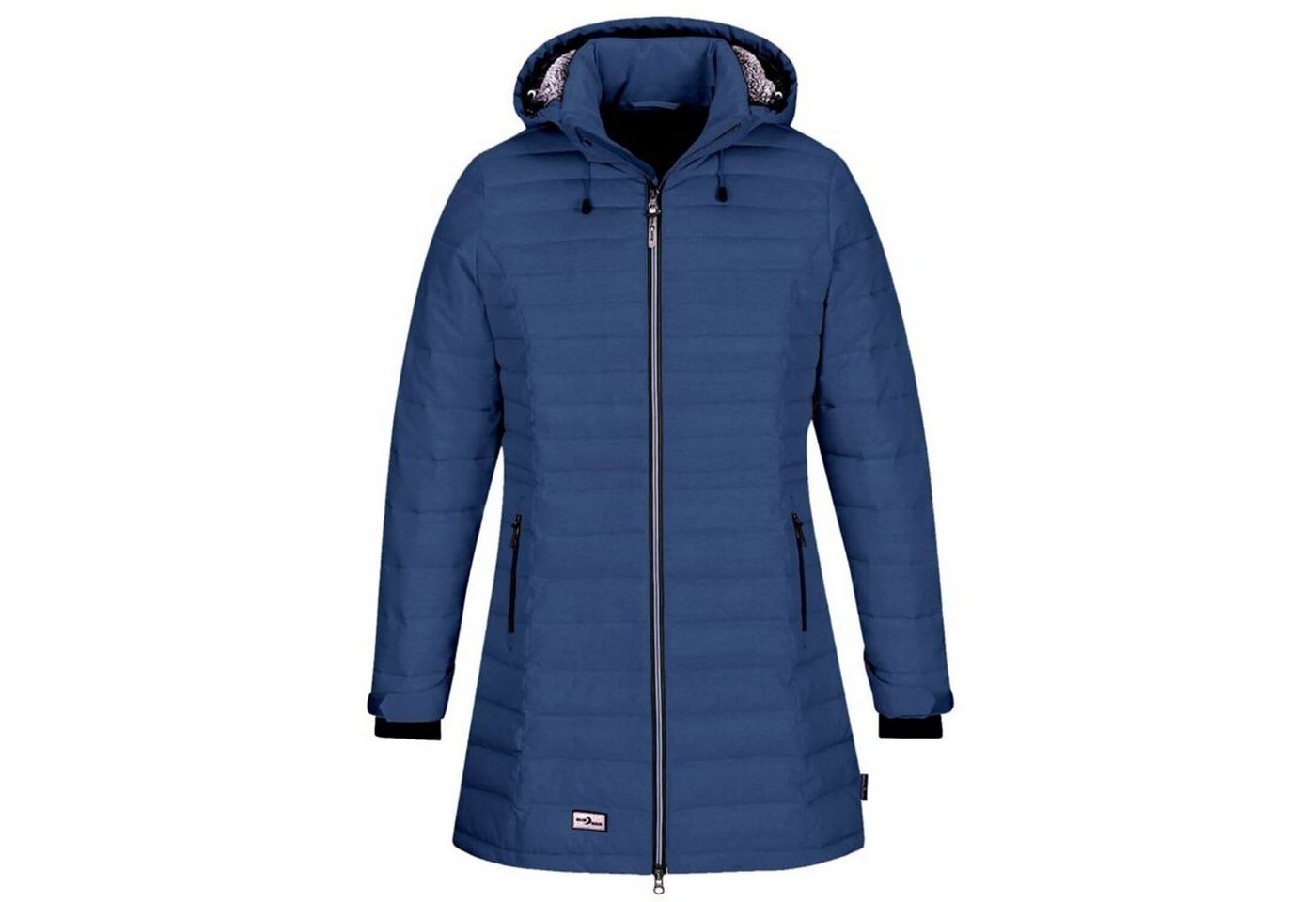 Blue Wave Steppmantel Damen Mantel gesteppt Ilona - Steppjacke mit abnehmbarer Kapuze von Blue Wave