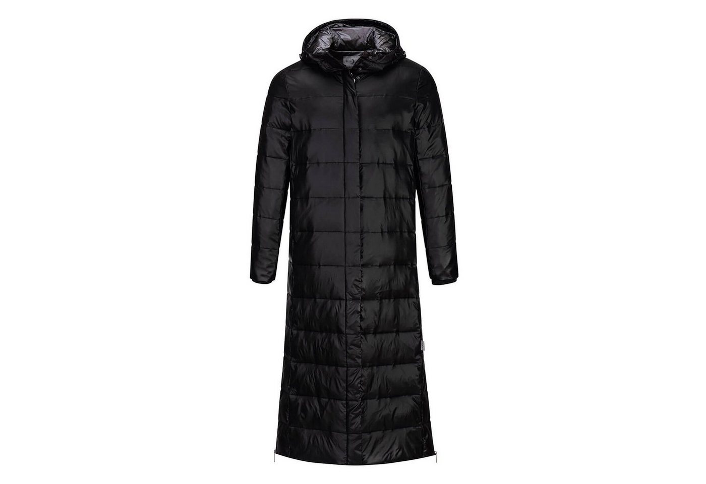 Blue Wave Steppmantel Damen Steppjacke Kaike lang mit verstellbarer Kapuze und Innenfutter von Blue Wave