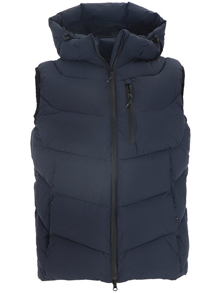 Blue Wave Steppweste Herren Weste Jasper - Daunenoptik mit abnehmbarer Kapuze von Blue Wave