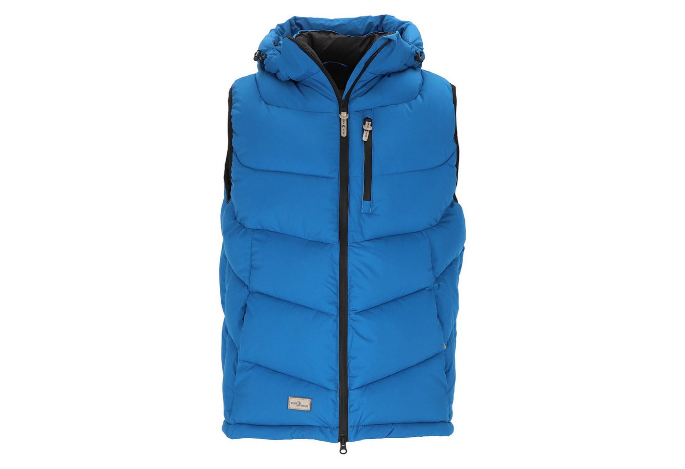 Blue Wave Steppweste Herren Weste Jasper - Daunenoptik mit abnehmbarer Kapuze von Blue Wave