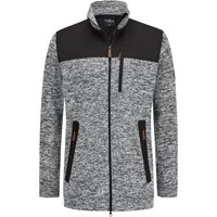 Blue Wave Strick-Fleecejacke mit softem Teddyfell-Mesh-Innenfutter von Blue Wave