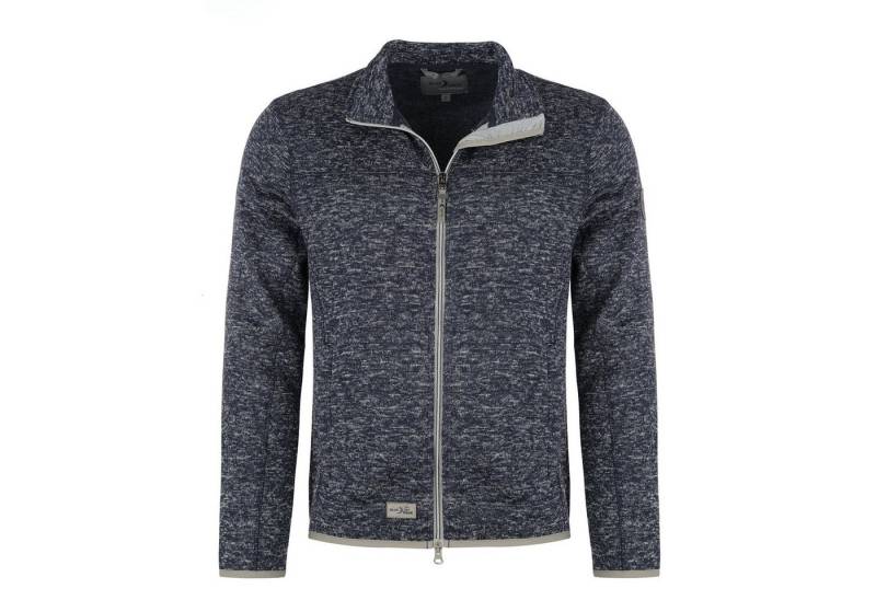 Blue Wave Strickfleecejacke Herren Fleecejacke Helge in Strickoptik - Strickjacke Reißverschluss von Blue Wave