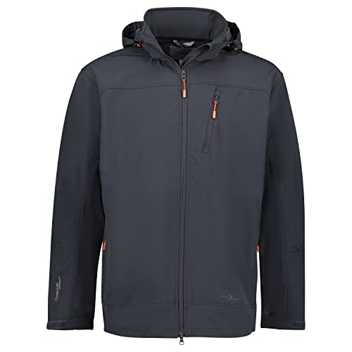 Blue Wave Übergrößen Softshelljacke 'Bent' bis 8XL anthrazit Herren, Größe:3XL von Blue Wave