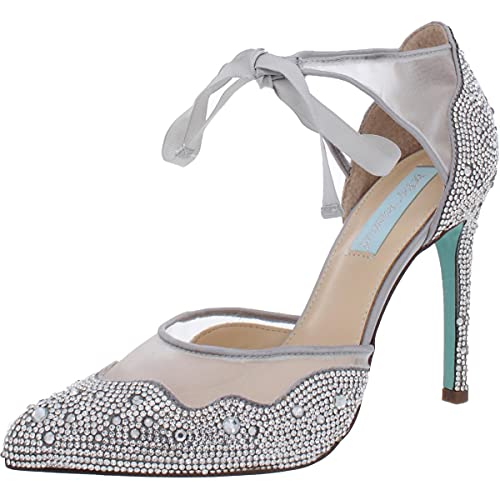 Blue by Betsey Johnson Damen Sb-iris Pumps, Silber, 38 EU von Blue by Betsey Johnson