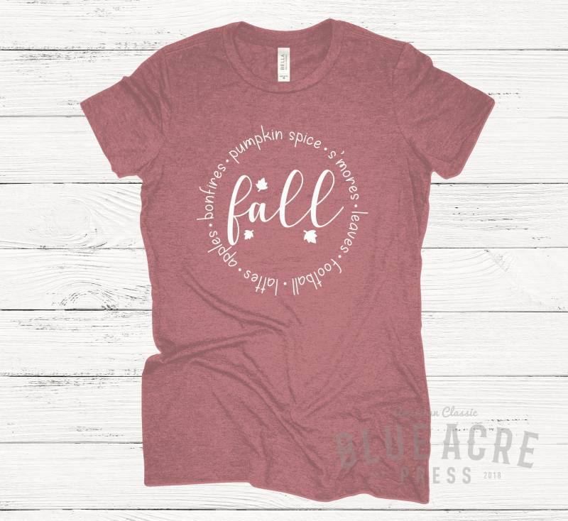 Herbst-T-Shirt, Süße Fallen Mamma-Hemd, Thanksgiving Shirt, Autumn-T-Shirt, Besten Dinge Fallen, Fashion T-Shirt von BlueAcreThreads