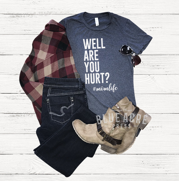 Sind Sie Verletzt Lustige Mama-Shirt, Mama Leben Sind Weh T Shirt, Lustig Shirts, #momlife, Sprüche-T-Shirts, Mom-Zitat-T-Shirt von BlueAcreThreads