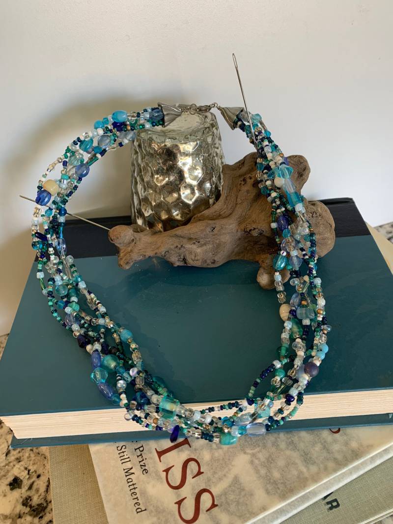 Geflochtene Meerjungfrau Halskette von BlueBowDesigns