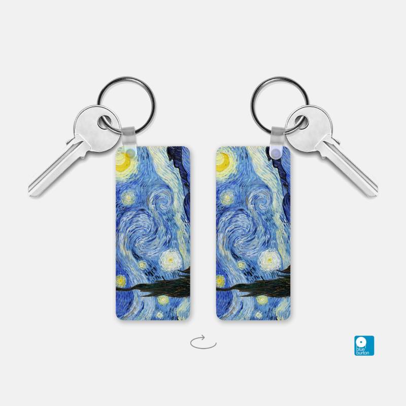 sternenklare Nacht Kunst Keychain Van Gogh Malerei, Kunstgeschenk sternenklare Nacht Kunst Keychain Van Gogh Malerei, Kunstgeschenk von BlueBurton