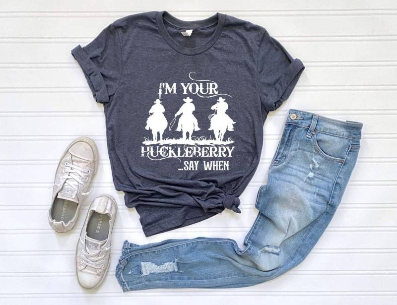 Ich Bin Ihr Huckleberry Shirt, Land Südliches Cowgirl Geschenk T-Shirt, Grabstein T-Shirt von BlueCatTee