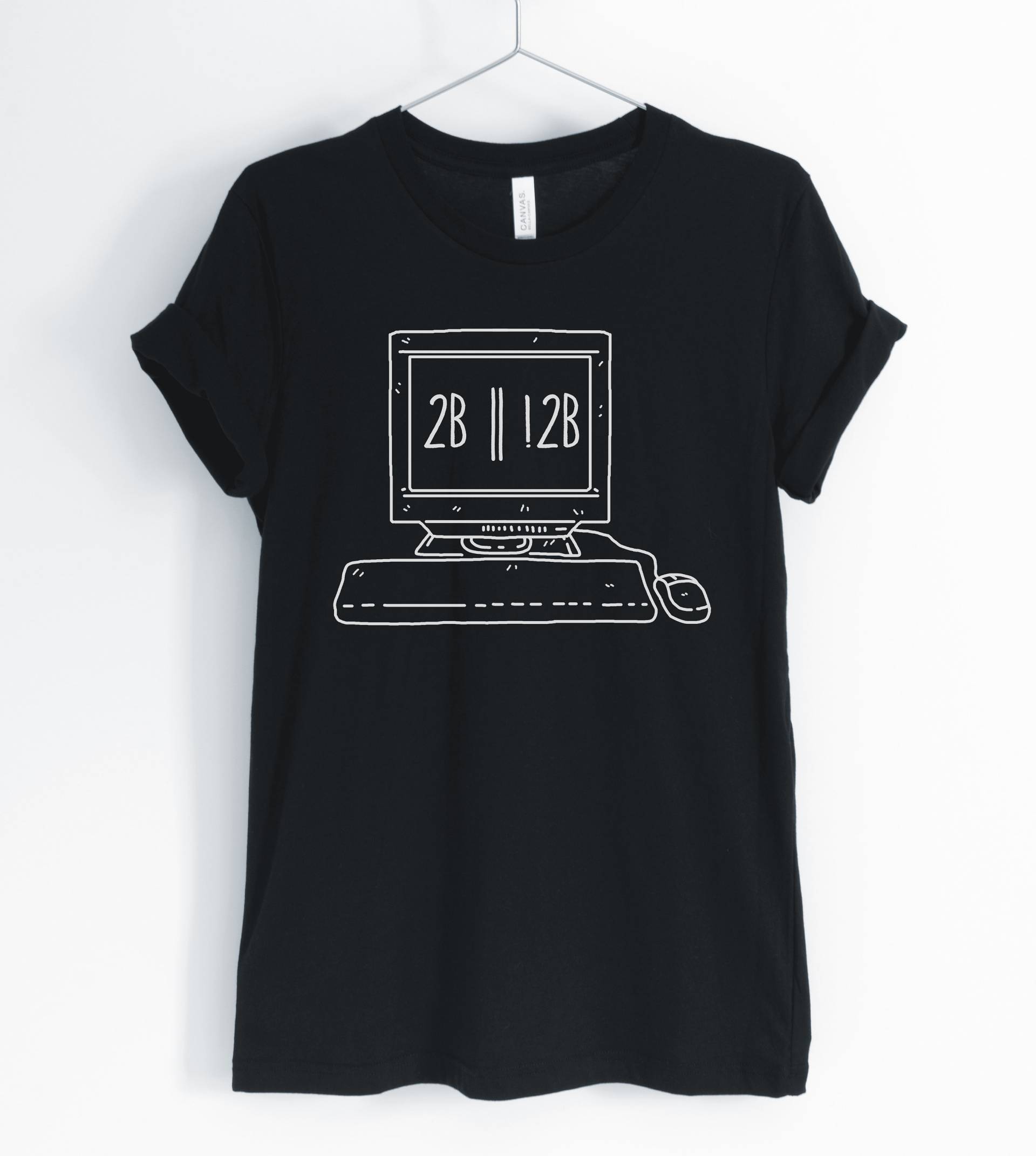 2B | 2B, Programmierer Shirt, Coding Computer T-Shirt, It Programmer Gift, Unisex & Women Es Shirts von BlueCityUSA