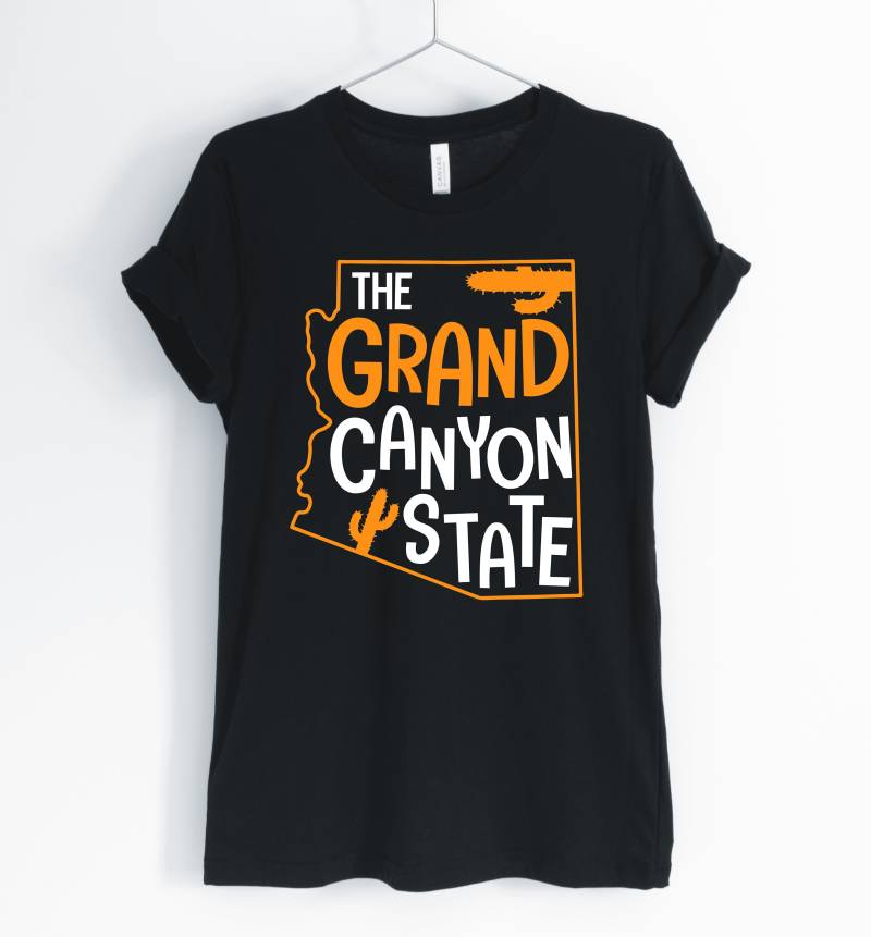 Der Grand Canyon State, Arizona, Arizona Shirt, Zustand, Ich Liebe, Geboren in Arizona-T-Shirt, Geschenk, Unisex & Damen-Shirt Der Grand Canyon State, Arizona, Arizona Shirt, Zustand, Ich Liebe, Geboren in Arizona-T-Shirt, Geschenk, Unisex & Damen-Shirt von BlueCityUSA