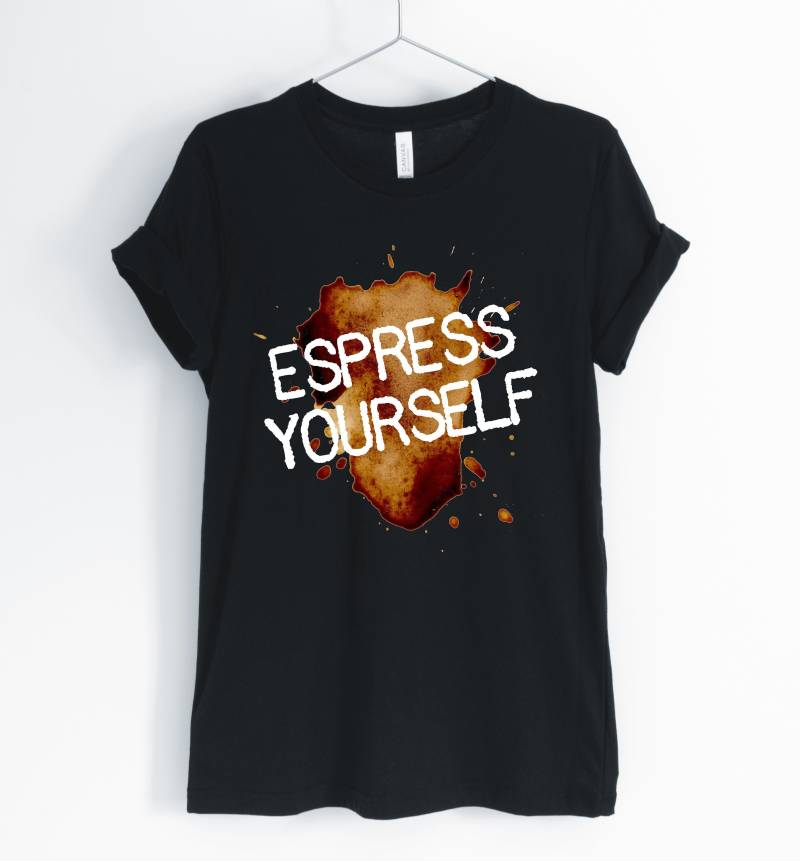 Espress Selbst, Kaffee, Kaffee-Shirt, Kaffee Wortspiel, Lustige Espresso-T-Shirt, Geschenk, Unisex Und Frauen Shirts Espress Selbst, Kaffee, Kaffee-Shirt, Kaffee Wortspiel, Lustige Espresso-T-Shirt, Geschenk, Unisex Und Frauen Shirts von BlueCityUSA