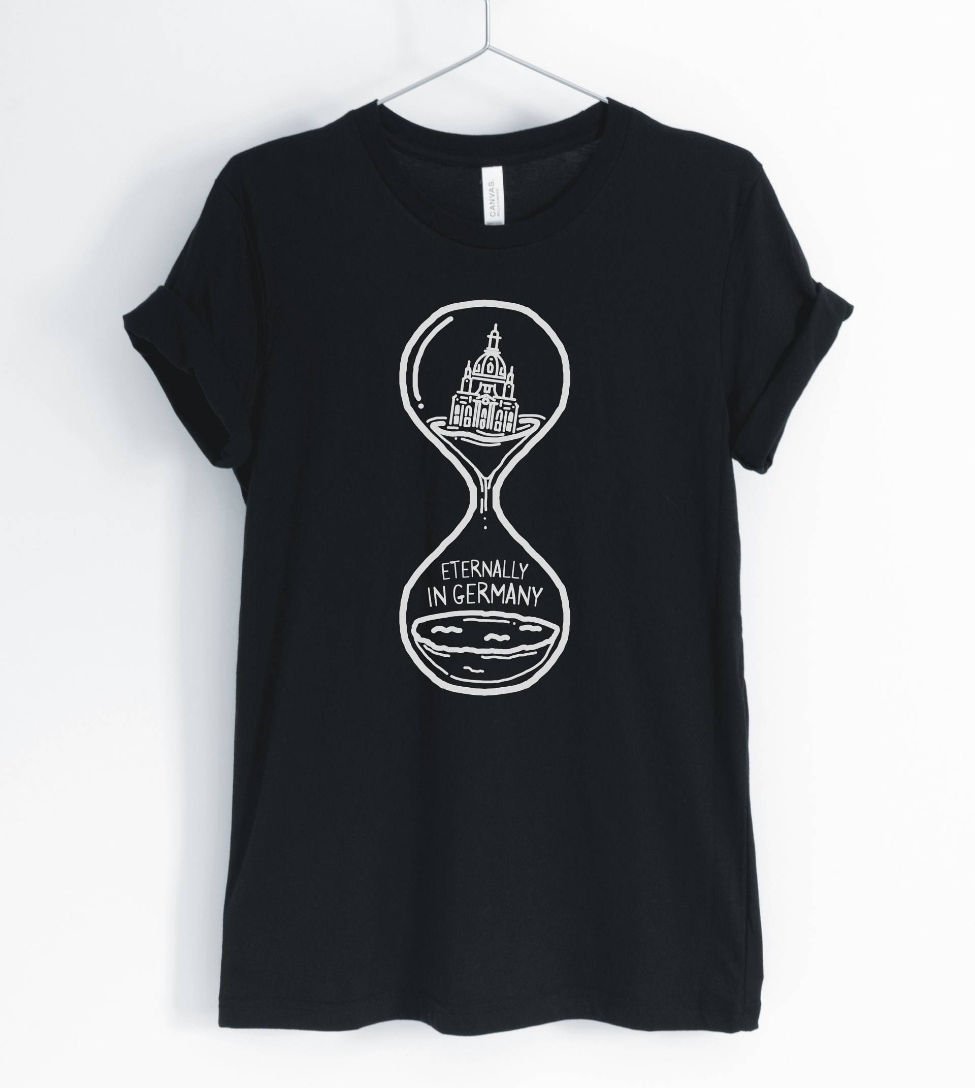 Ewig in Deutschland Shirt, Deutschland, Berlin-Shirt Liebe Ich Reisen, Studium Im Ausland, Geschenk, Unisex Und Frauen Shirts von BlueCityUSA