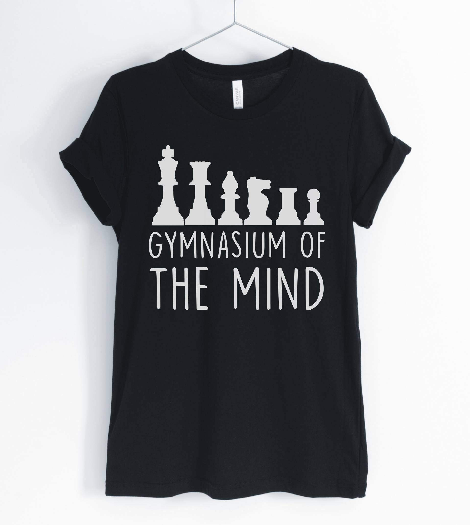 Gymnastik Des Geistes, Schach Shirt, Schachspieler, Schachliebhaber, Schachmeister T-Shirt, Schachspieler Geschenk, Unisex & Frauen Shirts von BlueCityUSA
