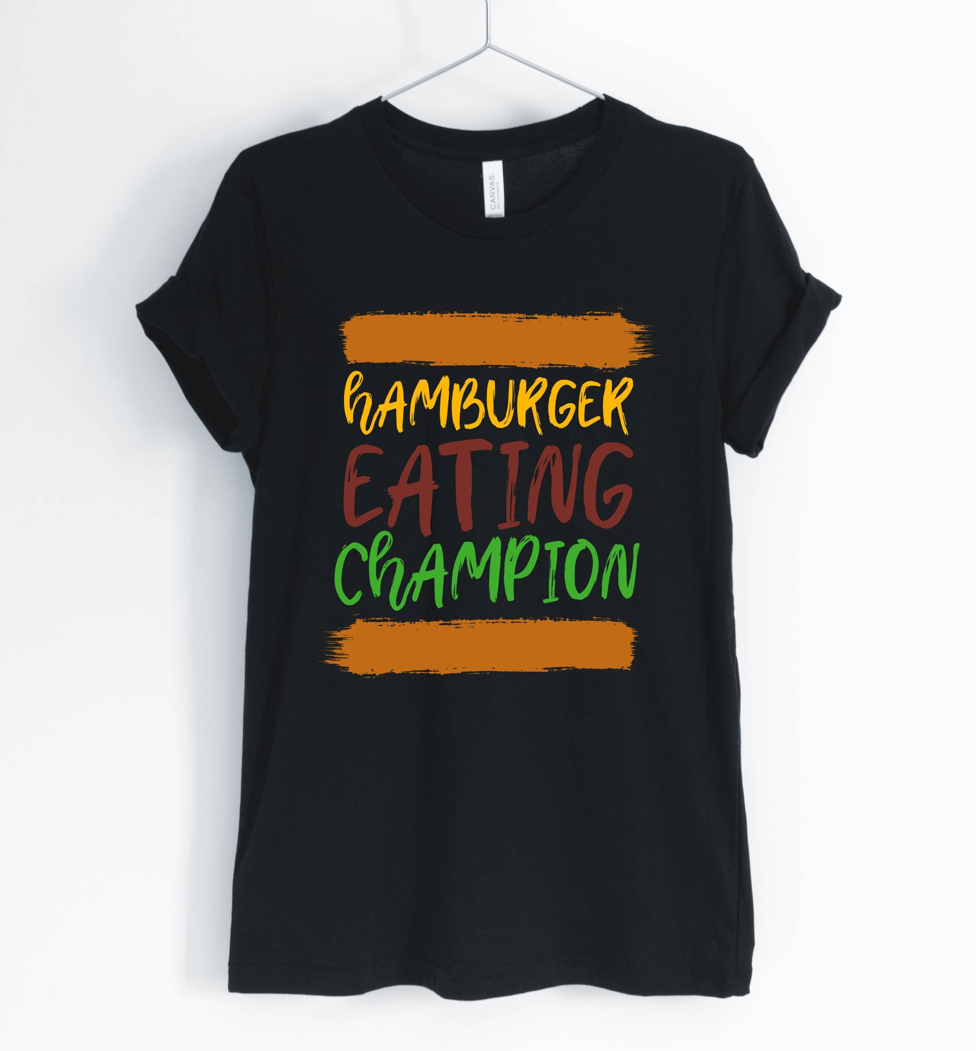 Hamburger Essen Champion, Hamburger, Shirt, Ich Liebe, Lustige Burger T-Shirt, Unisex Und Frauen Shirts von BlueCityUSA