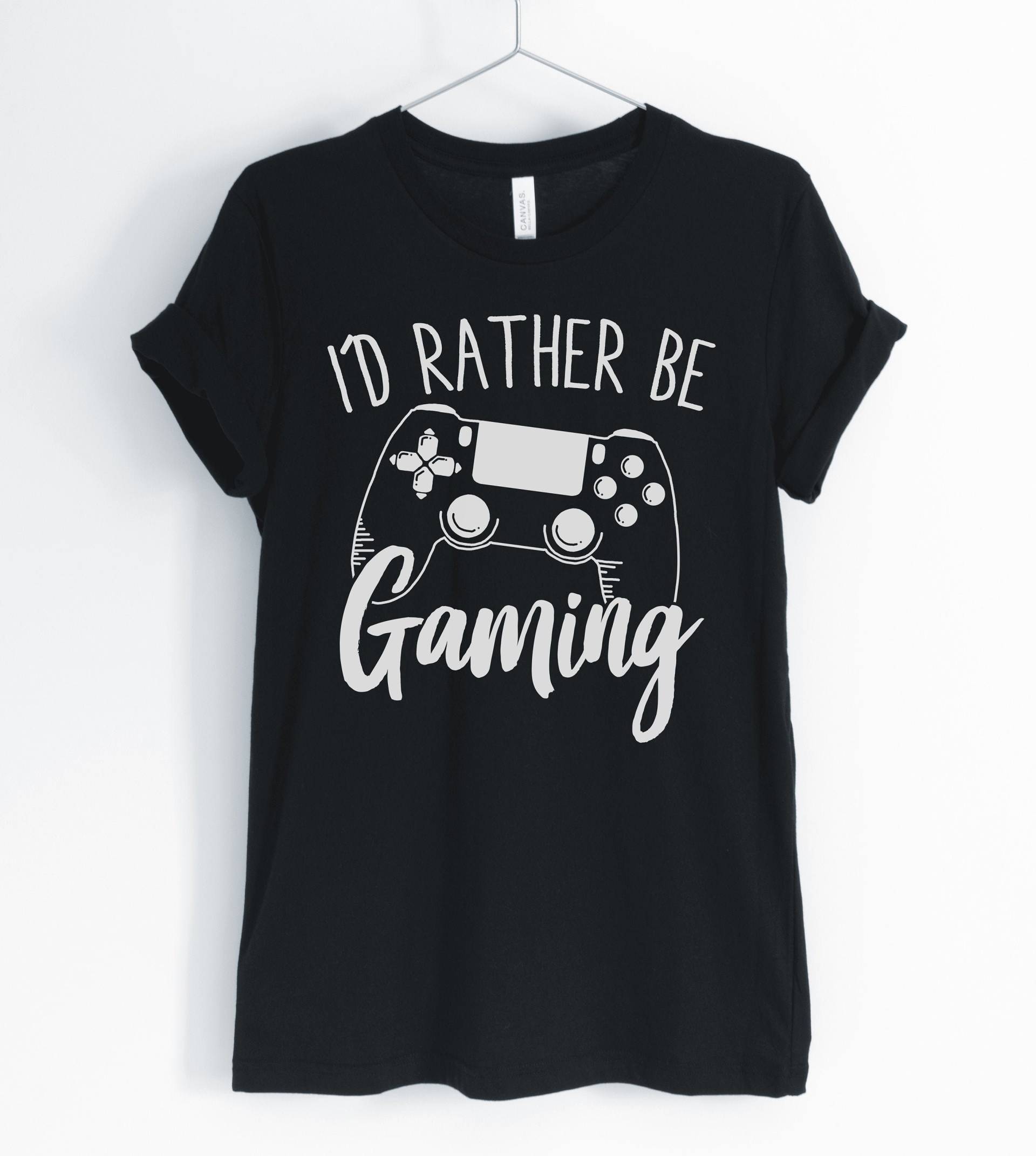 I " D Rather Be Gaming Right Now, Gamer Shirt, Funny Video Game T-Shirt, Gift, Unisex & Women Es Shirts I " D Rather Be Gaming Right Now, Gamer Shirt, Funny Video Game T-Shirt, Gift, Unisex & Women Es Shirts von BlueCityUSA