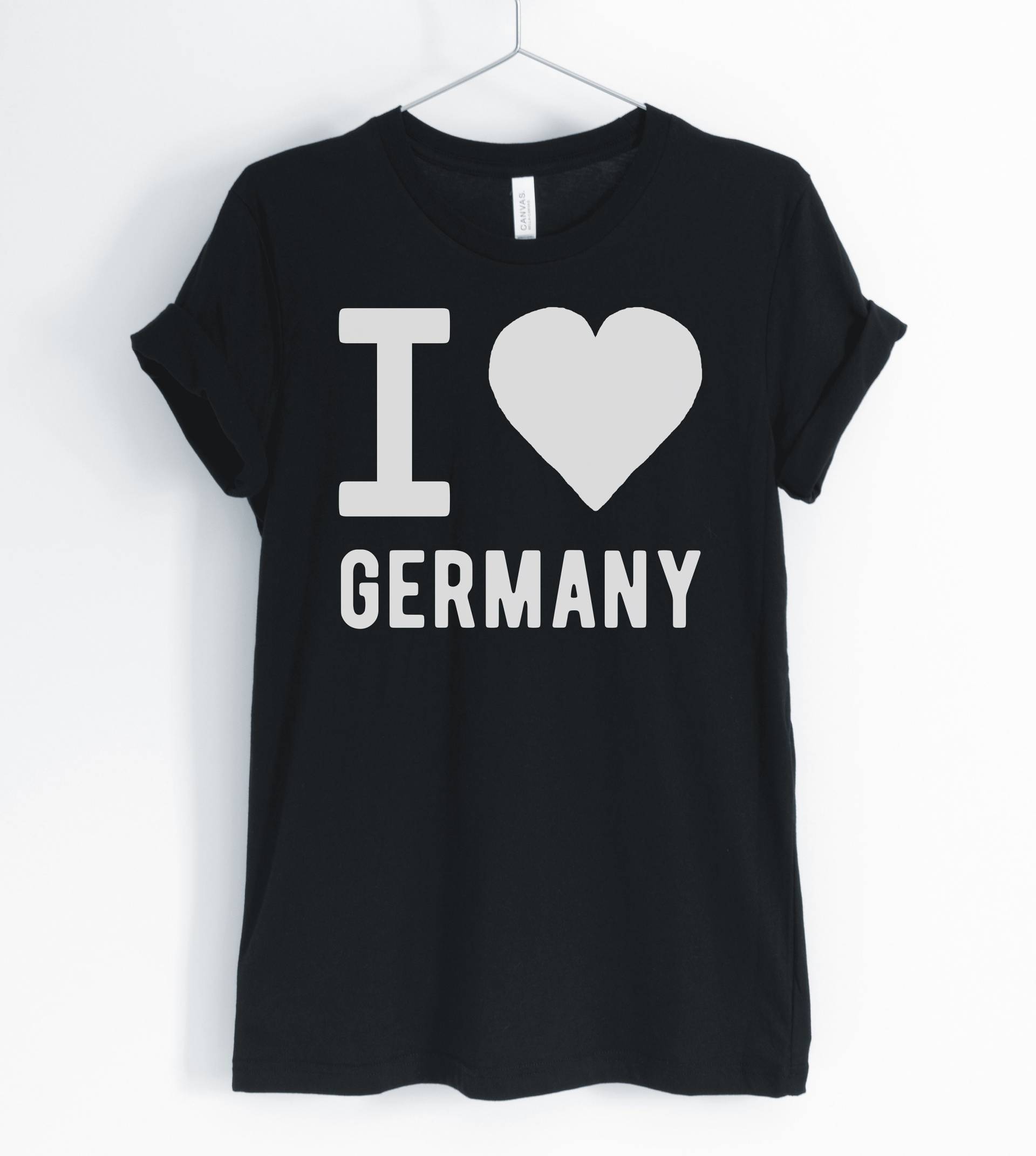 Ich Liebe Deutschland, Ich Deutschland Shirt, Reise, Reisen, Geschenk, Unisex & Damen Shirts von BlueCityUSA