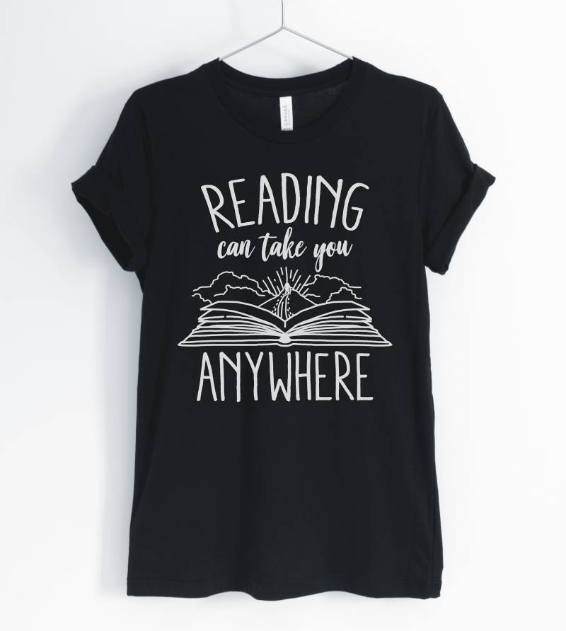 Lesen Können Sie Überall, Nehmen Lesen, Shirt, Bücherwurm, Buch-Liebhaber-Shirt, Bibliothekar T-Shirt, Lesung Geschenk, Unisex & Damen Shirt Lesen Können Sie Überall, Nehmen Lesen, Shirt, Bücherwurm, Buch-Liebhaber-Shirt, Bibliothekar T-Shirt, Lesung Geschenk, Unisex & Damen Shirt von BlueCityUSA
