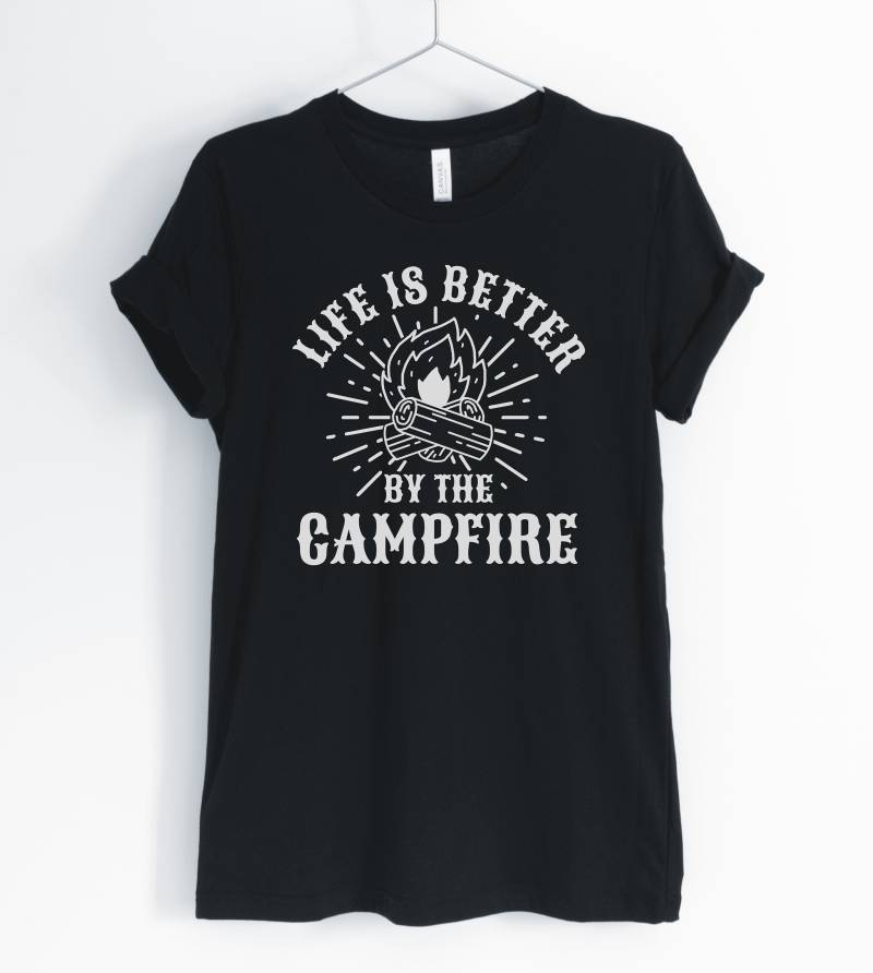 Life Is Better By The Campfire, Camping Shirt, Cute Camping, Lover, Campfire T-Shirt, Gift, Unisex & Women Es Shirts Life Is Better By The Campfire, Camping Shirt, Cute Camping, Lover, Campfire T-Shirt, Gift, Unisex & Women Es Shirts von BlueCityUSA