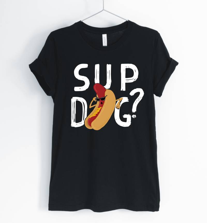 Sup-Hund, Hot-Dog, Hot-Dog-Shirt, Hot-Dog-Wortspiel, Hot-Dog-Liebhaber, Hot-Dog-Addict, Lustige Hotdog-T-Shirt, Hot-Dog-Geschenk, Unisex & Damen Sup-Hund, Hot-Dog, Hot-Dog-Shirt, Hot-Dog-Wortspiel, Hot-Dog-Liebhaber, Hot-Dog-Addict, Lustige Hotdog-T-Shirt, Hot-Dog-Geschenk, Unisex & Damen von BlueCityUSA
