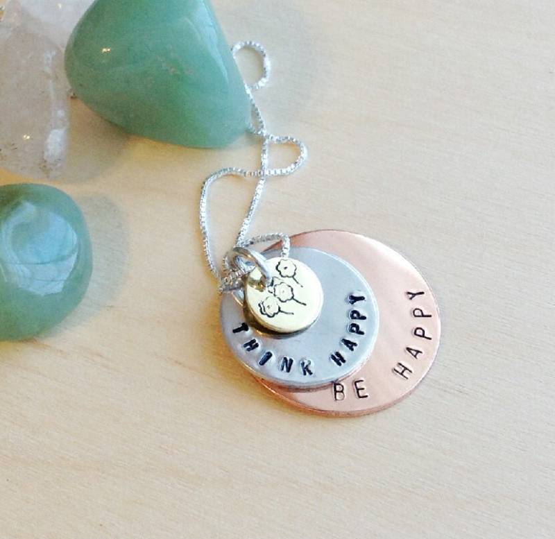 Personalisierte Halskette - Hand Gestempelt Mama Gestempelte Halskette, Paar, Schwester, Beste Freundin von BlueCornerCreasigns