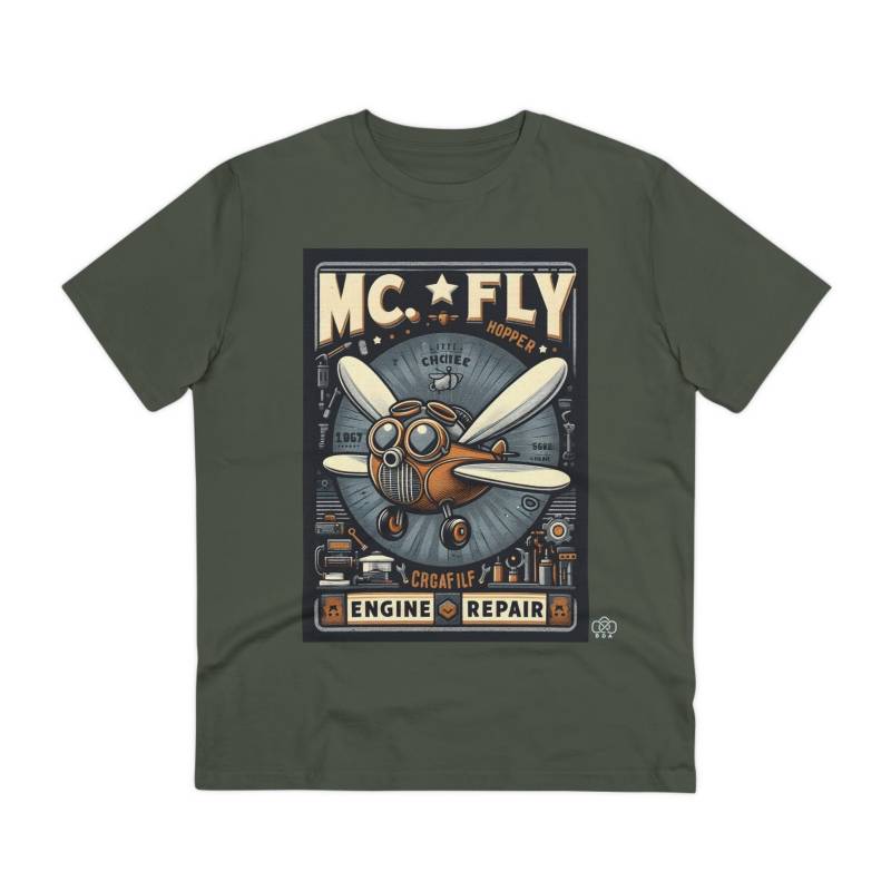 Mc. Fly Engine Repair Vintage Organic Creator T-Shirt - Unisex Mc. Fly Engine Repair Vintage Organic Creator T-Shirt - Unisex von BlueDescArt