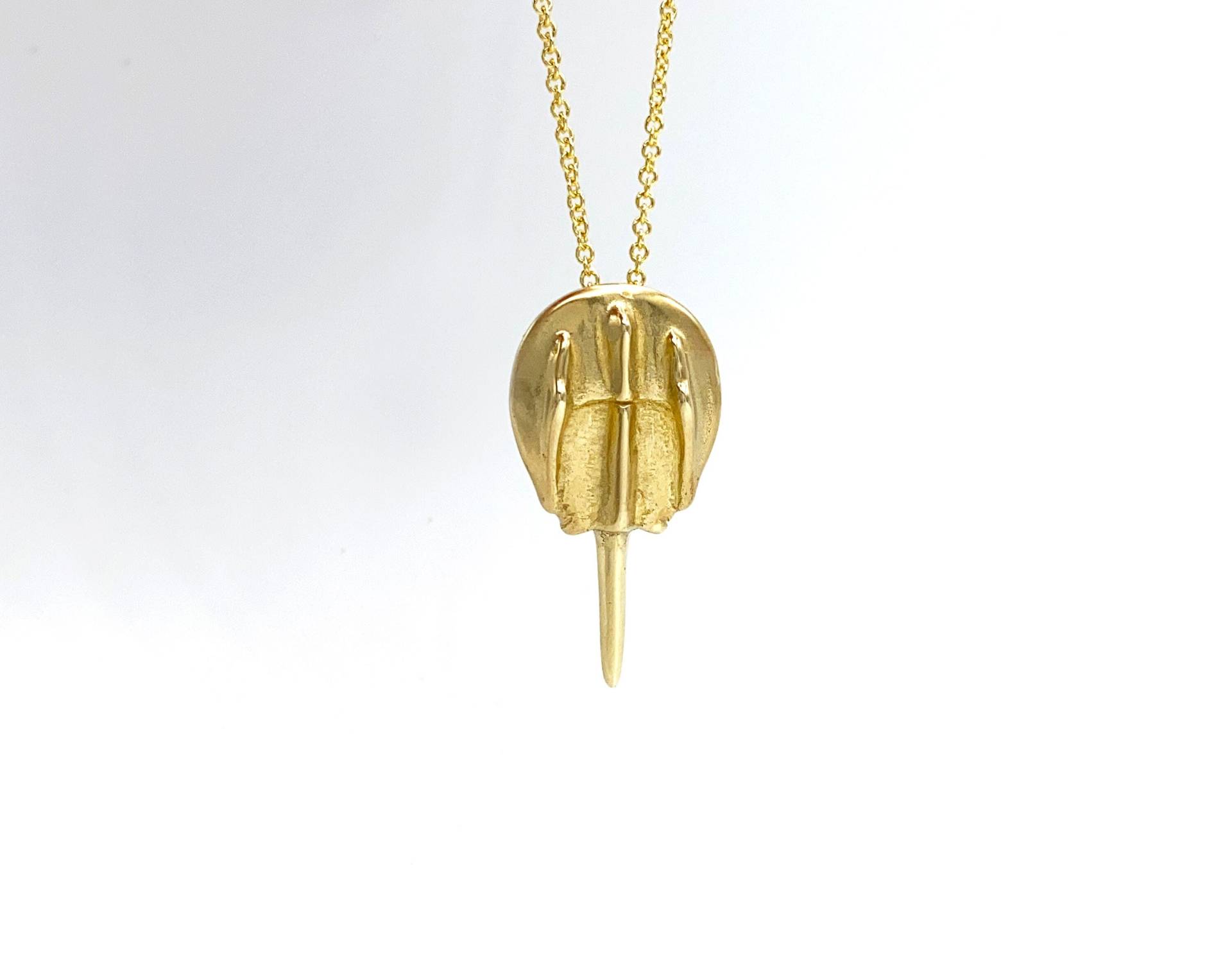 Bronze Hufeisen Krabbe Halskette Bronze Hufeisen Krabbe Halskette von BlueDotJewelry