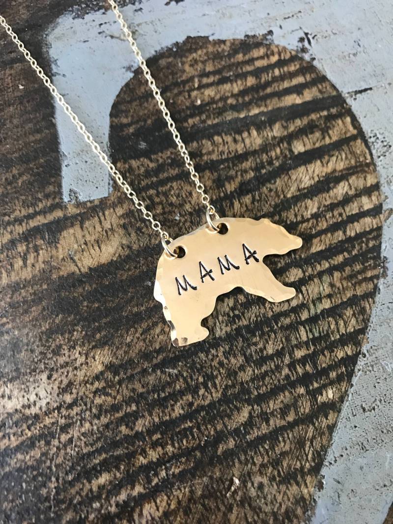 Bär Halskette Mama Geschenke Für Geschenk Valentinstag Frau Schmuck Muttertag Geburtstag Erinnerungsoption von BlueEyedJewelsTX