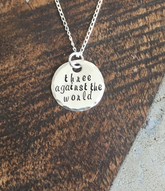 Handgestempelt Halskette Benutzerdefinierte Personalisierte Zitat Sentimental Schmuck Geschenk Für Freund Sterling Silber von BlueEyedJewelsTX
