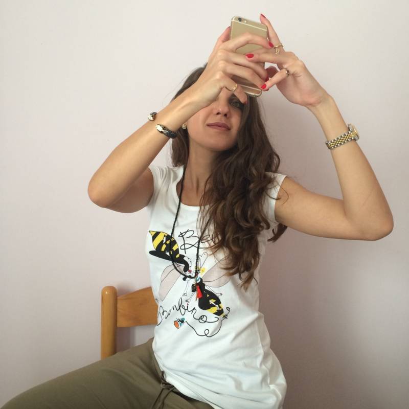 Bienen-Verliebtes T-Shirt von BlueFigArt