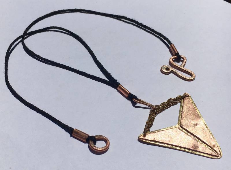 Kupfer X Pfeilspitze Halskette von BlueHandAlchemy