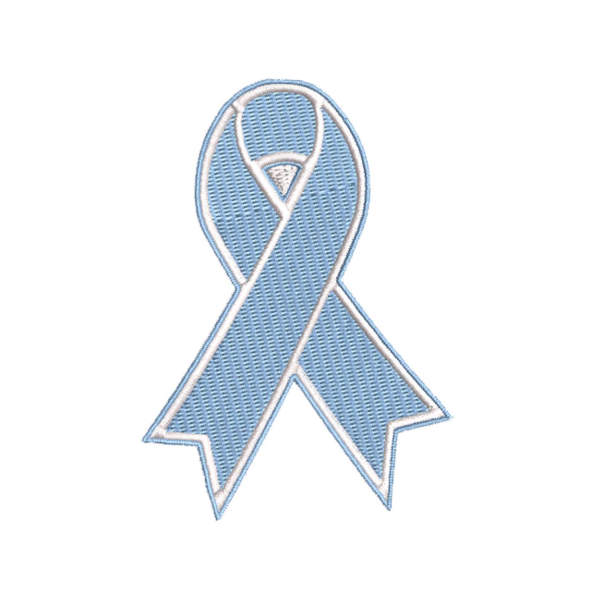 Prostate Cancer Awareness Ribbon Embroidered Iron On Patch Gifts Fundraising Applique For Vest Jacket Clothing Bags Backpacks von BlueHeronSales