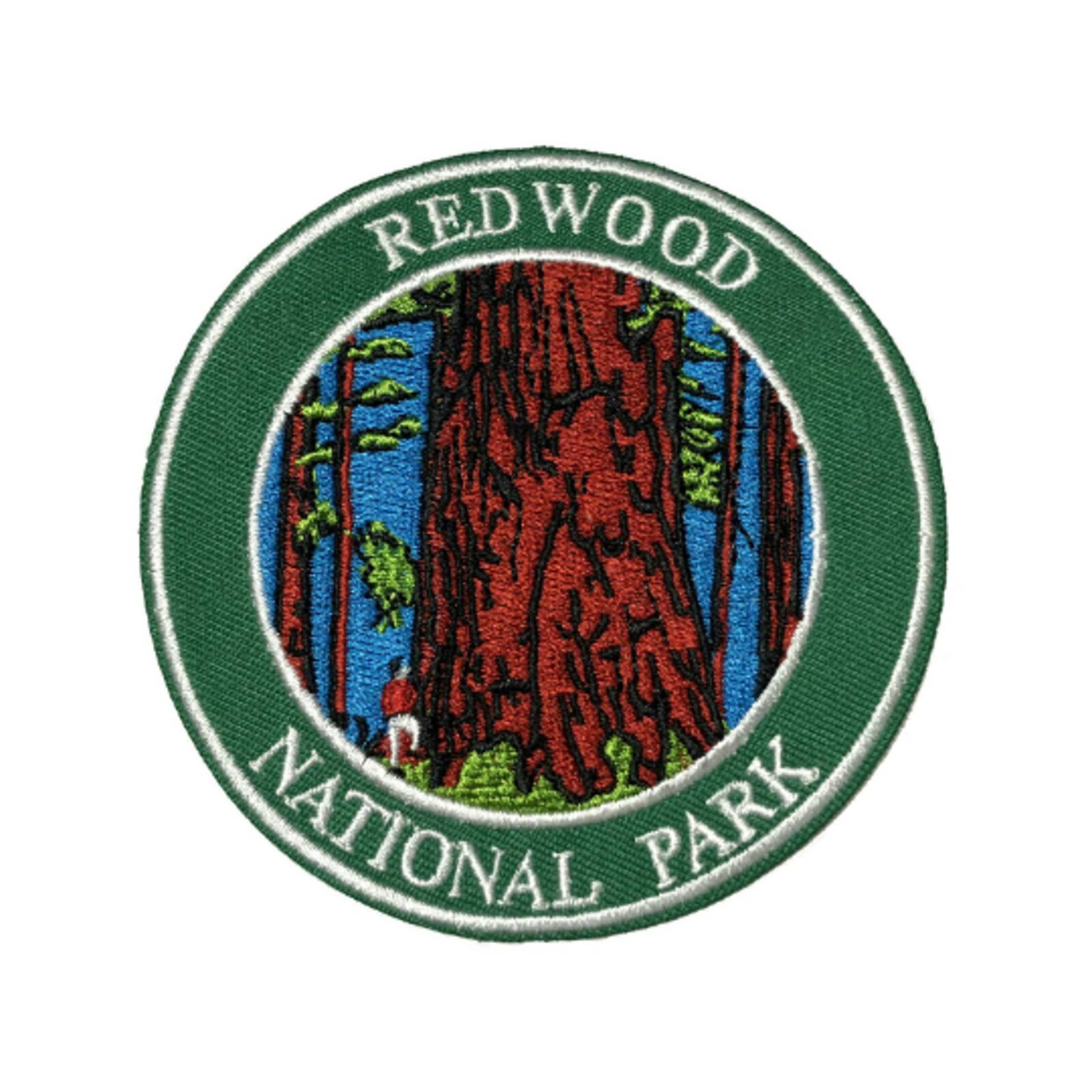 Redwood National Park Bestickt Aufnäher Aufbügler/Abzeichen Reise Souvenir Natur Wildlife Geschenk Für Weste Jacke Kleidung Jeans Rucksack von BlueHeronSales