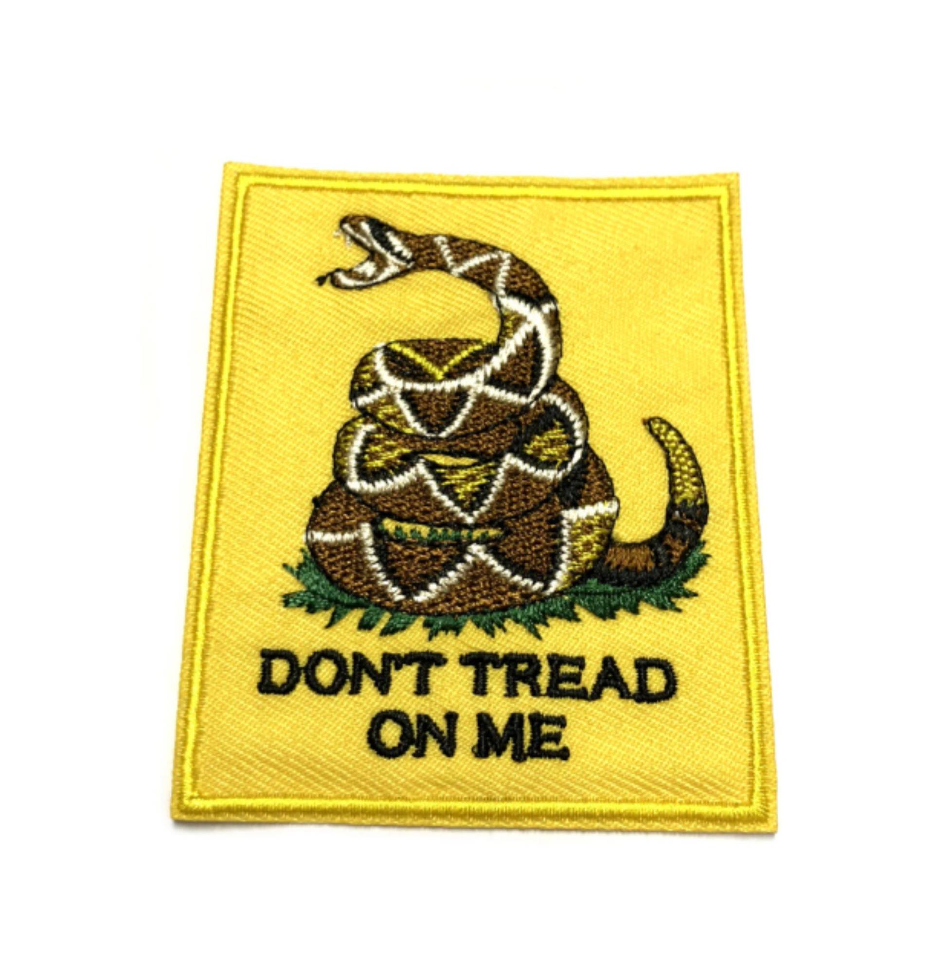 U.s. Gadsden Flagge Don't Tread On Me Timber Klapperschlange Gestickt Aufbügler/Aufnäher Name Badge Biker Geschenk Für Weste Jacke Tasche Kleidung von BlueHeronSales