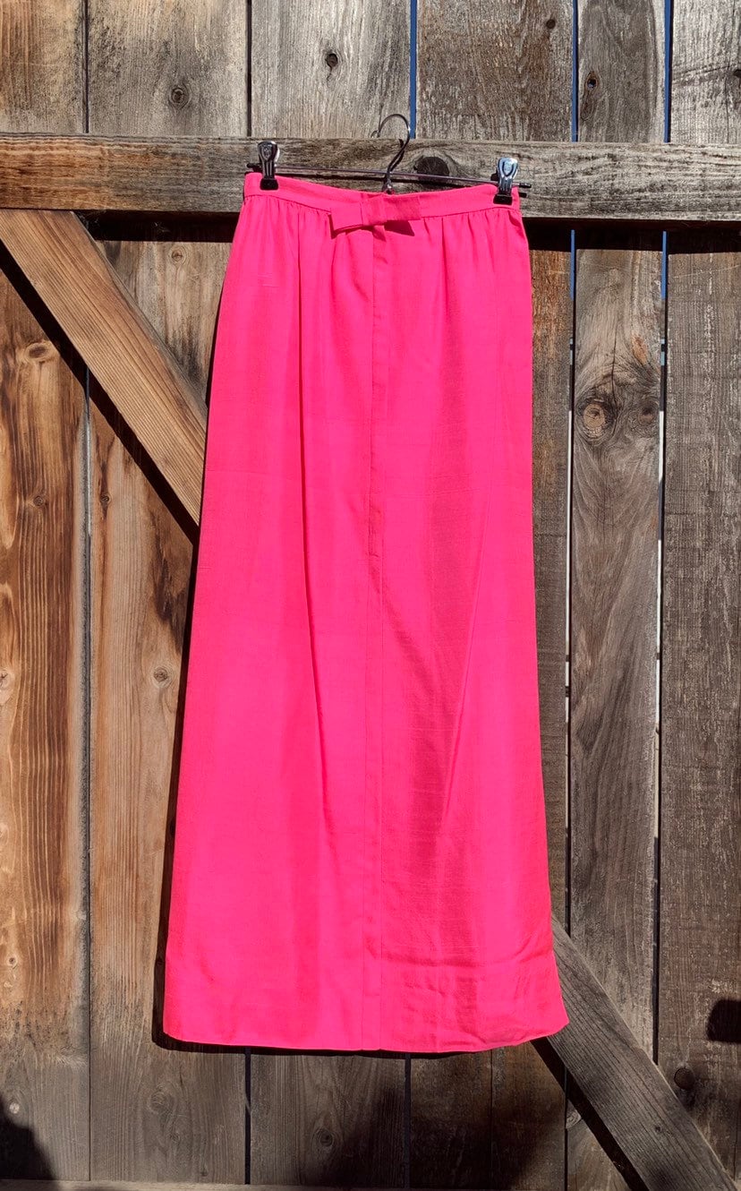 Hot Pink Hoch Taillierten Rock von BlueHoneyShop