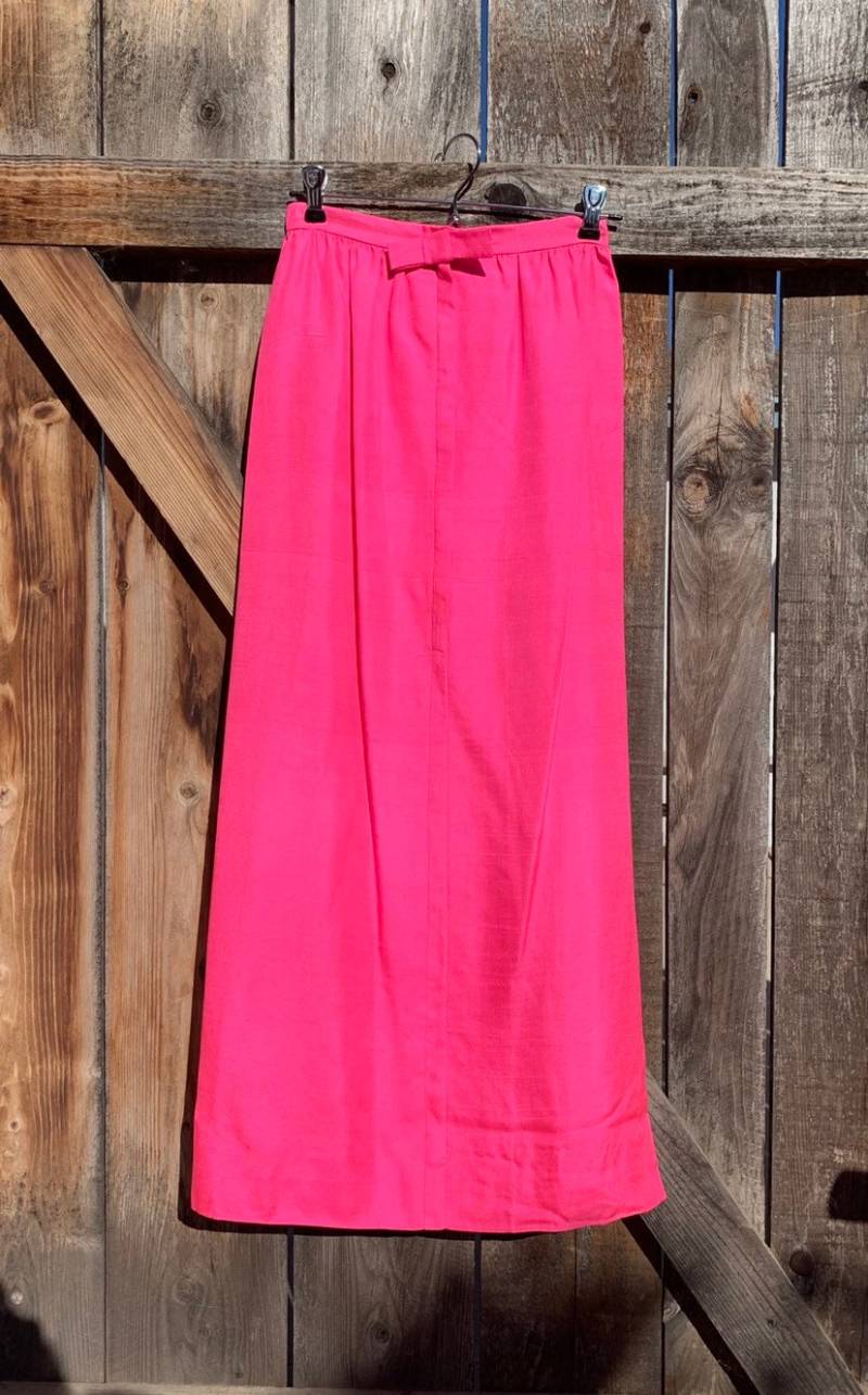 Hot Pink Hoch Taillierten Rock von BlueHoneyShop