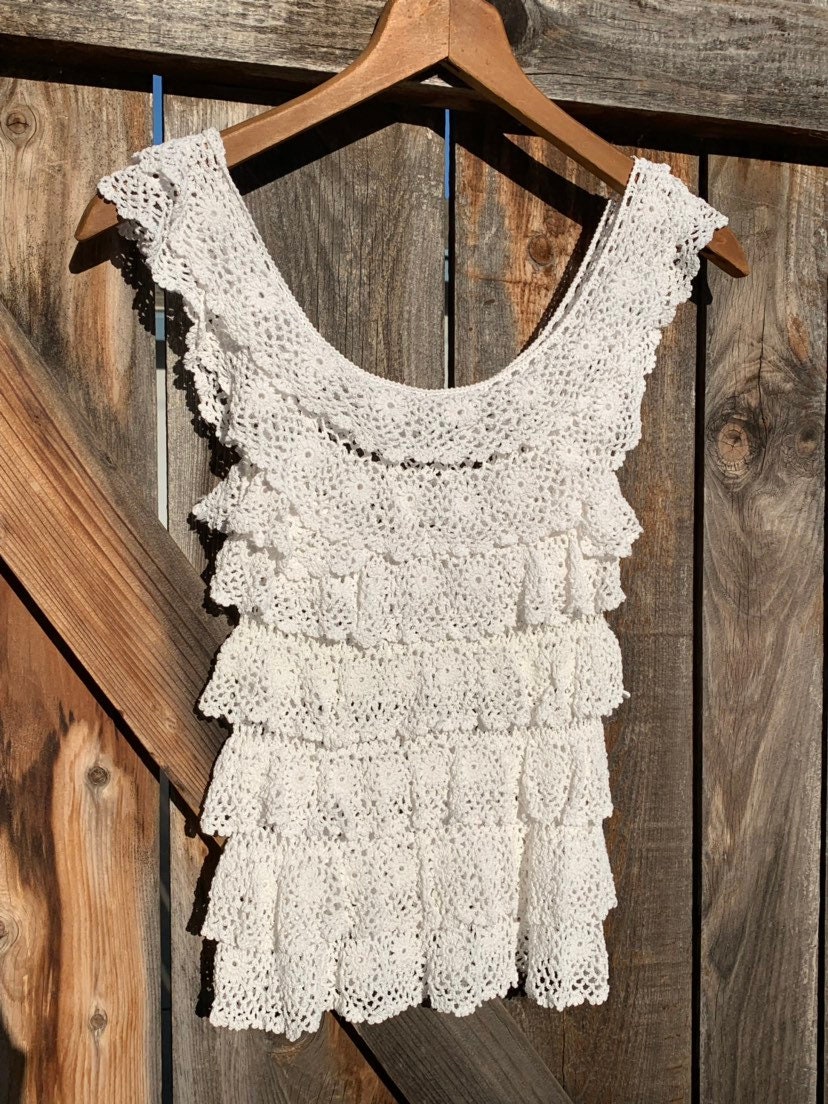 Lagen Gestricktes Top von BlueHoneyShop