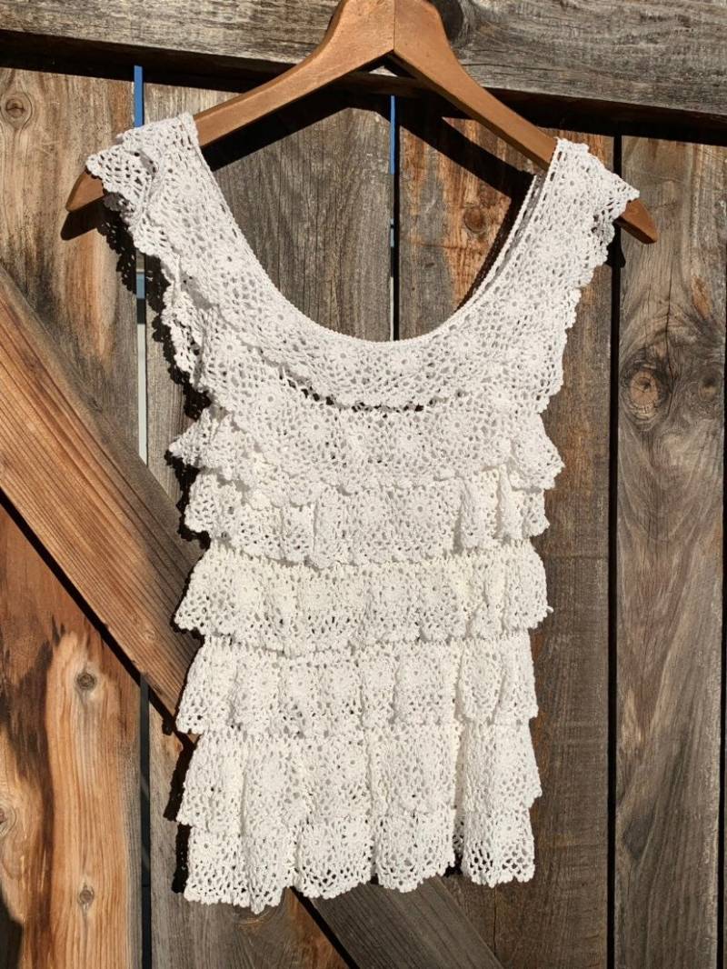 Lagen Gestricktes Top von BlueHoneyShop