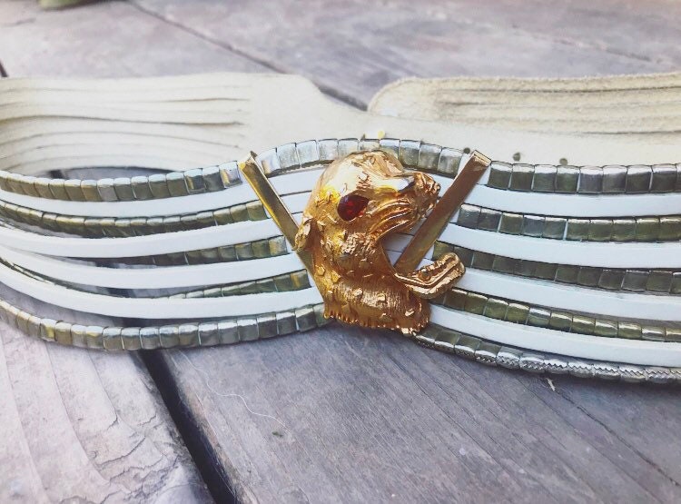 Vintage Leopard Gürtel Vintage Leopard Gürtel von BlueHoneyShop