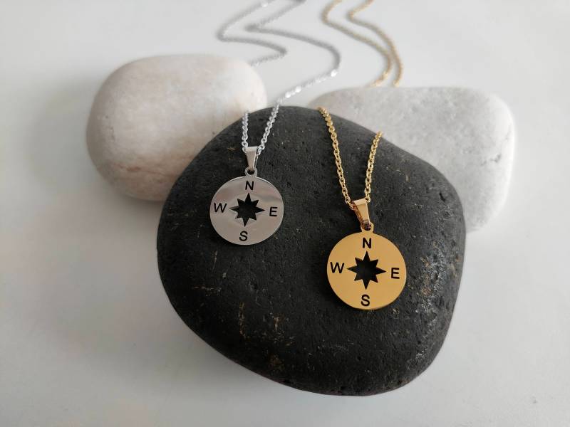 Inspirierende Kompass Halskette | Armband Freundschaftsschmuck Freunde Geschenk Geographie Reisegeschenk Reise Inspirierende Kompass Halskette | Armband Freundschaftsschmuck Freunde Geschenk Geographie Reisegeschenk Reise von BlueKarmaJewellery