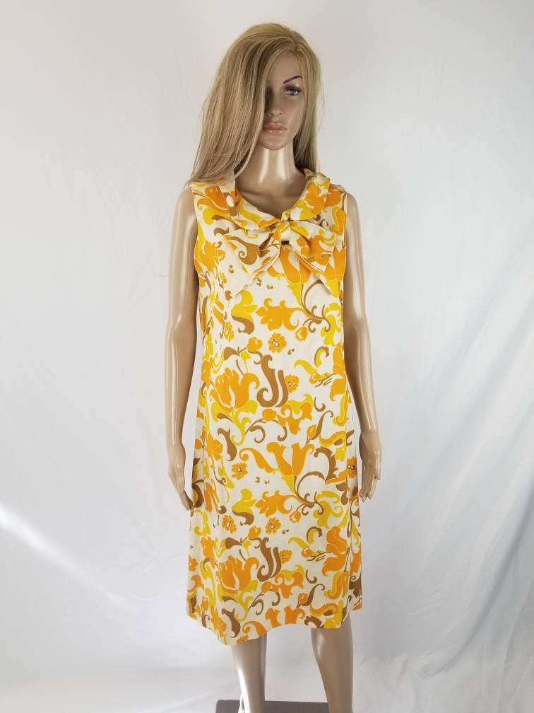 60Er Jahre Mod Kleid Beige Midikleid Etui Retro Boho Ärmel Medium 60Er Jahre Mod Kleid Beige Midikleid Etui Retro Boho Ärmel Medium von BlueKoiVintage