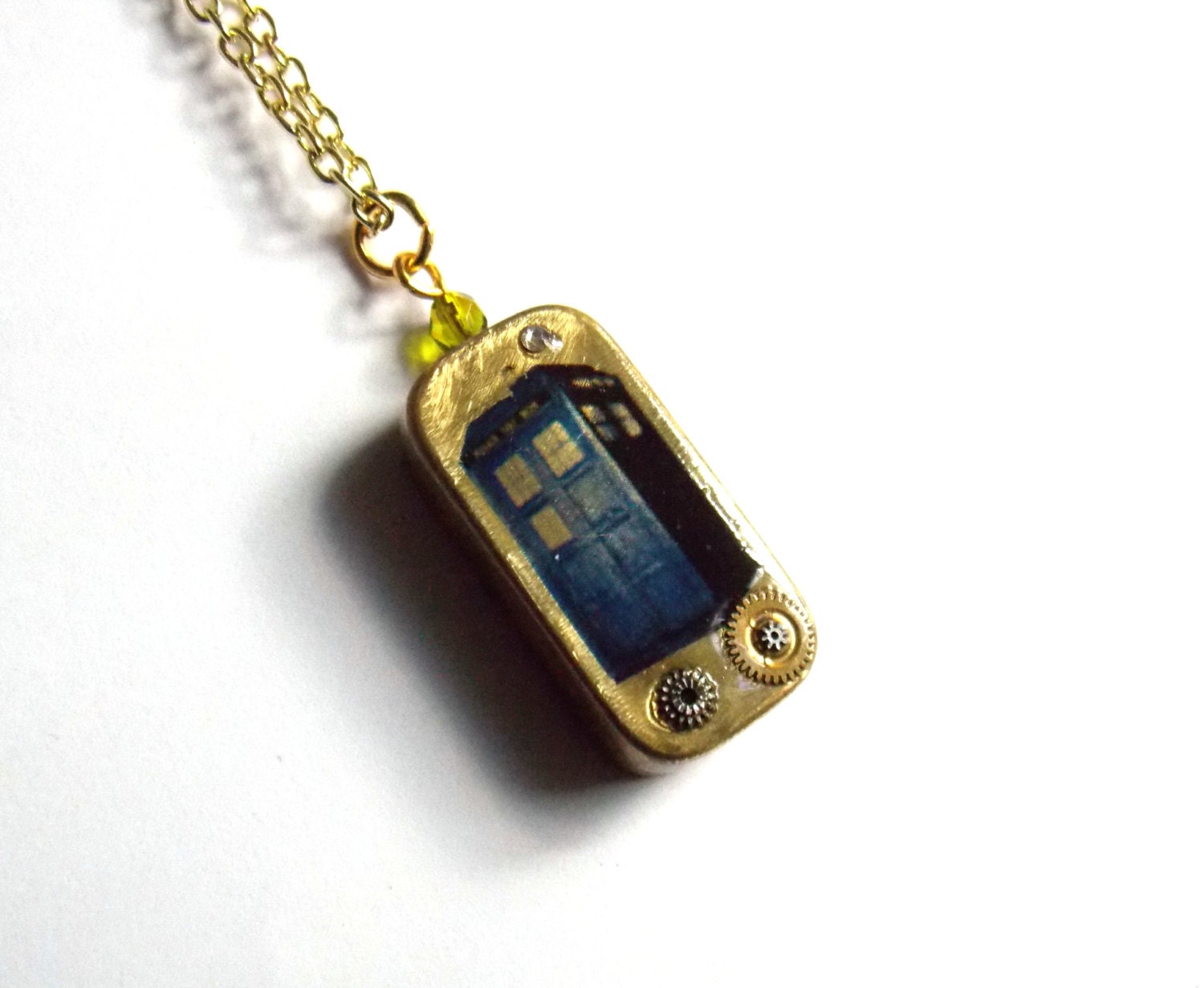 Doctor Who-Halskette Versteckte"Dimension Locket #5" von BlueNightJewelry