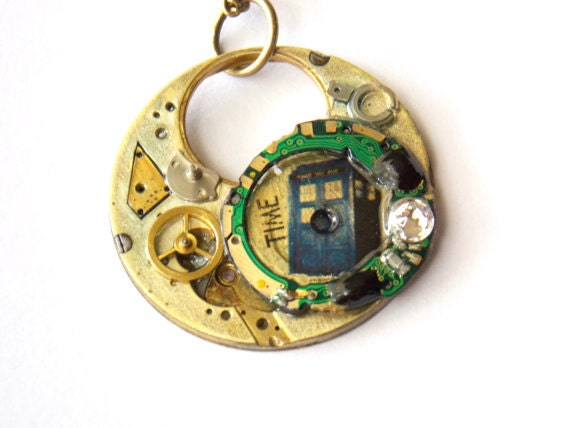 Doctor Who Halskette "Warp" von BlueNightJewelry