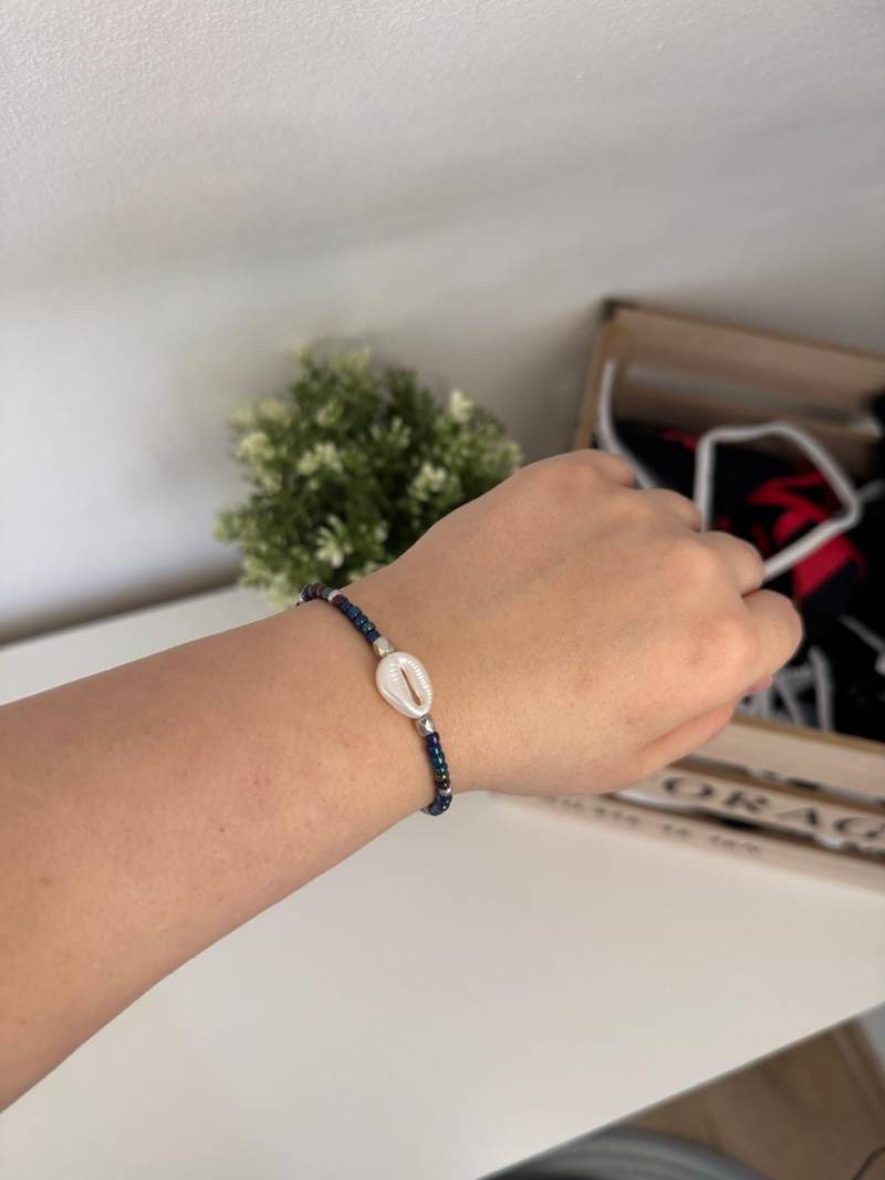 Boho Sommer Armband, Handmade, Ozean Style, Personalisierbar Mit Initialen, Minimalistisch, Elegant, Individuell Gestaltbar von BlueOceanJewellry