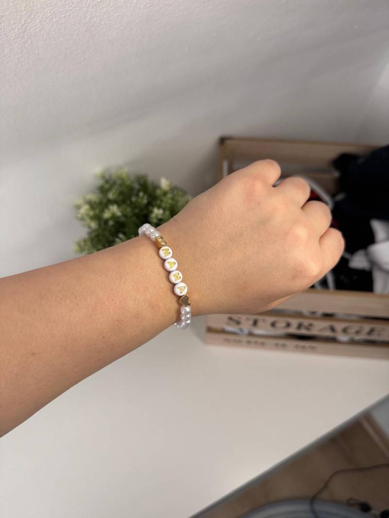 Boho Sommer Armband, Handmade, Ozean Style, Personalisierbar Mit Initialen, Minimalistisch, Elegant, Individuell Gestaltbar von BlueOceanJewellry