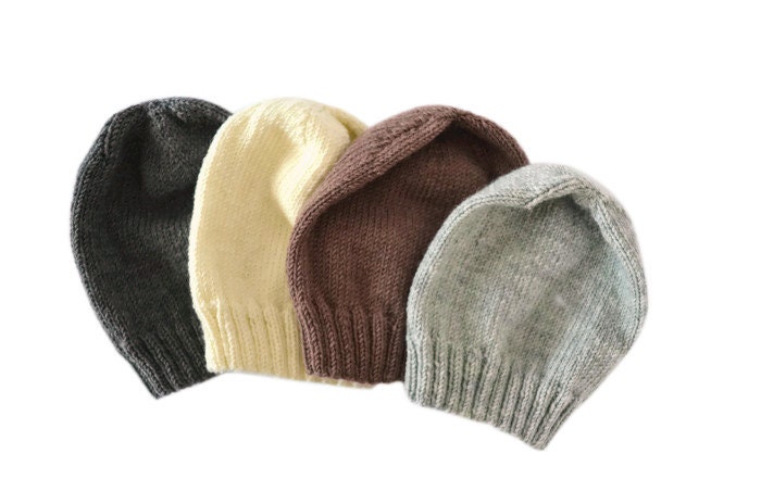 Säugling Mütze 1 Bis 3 Monate, Neugeborenen Hut, Merino Wolle von BluePlumStudio