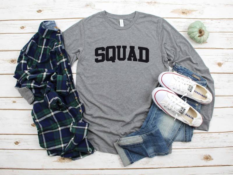 Kader Shirt. Shirt Für Freunde. Hochzeits-Hemd. Junggesellinnenabschied Super Weiches & Bequemes Unisex Langarm-T-Shirt. Brautjungfern von BlueSandTextiles