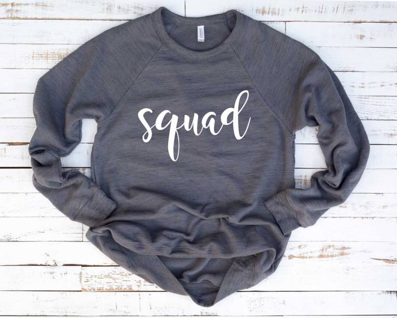 Kader Shirt. Shirt Für Gruppe. Junggesellinnen-Party-Shirts. Super Weiches & Bequemes Unisex Langarm Sweatshirt. Squad von BlueSandTextiles