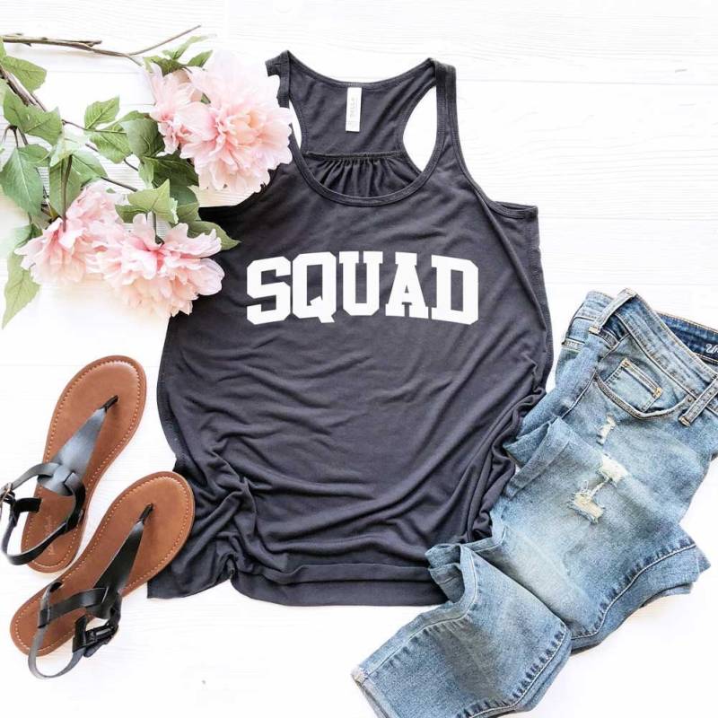 Kader Shirt. Tank Top. Shirt Für Gruppen. Weiches Und Fließendes, Langes Racerback T-Shirt. T-Shirt Team. Brautjungfern Shirts von BlueSandTextiles