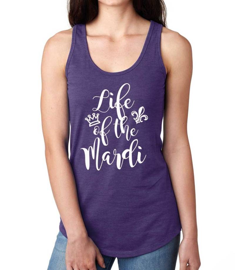 Karneval Shirt. Life Of The Mardi Tank Top. Weiches Und Bequemes Racerback New Orleans Tank Karneval Shirt. Life Of The Mardi Tank Top. Weiches Und Bequemes Racerback New Orleans Tank von BlueSandTextiles